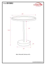 Preview for 4 page of Coaster 935882 Assembly Instructions