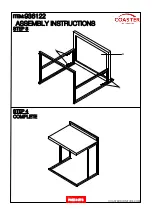 Preview for 4 page of Coaster 936122 Assembly Instructions