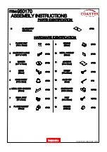 Preview for 3 page of Coaster 950170 Assembly Instructions Manual