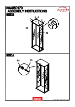 Preview for 5 page of Coaster 950170 Assembly Instructions Manual