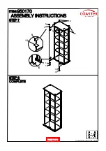 Preview for 7 page of Coaster 950170 Assembly Instructions Manual