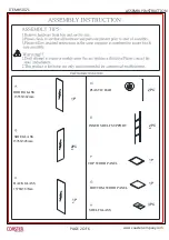 Preview for 2 page of Coaster 950171 Assembly Instruction Manual