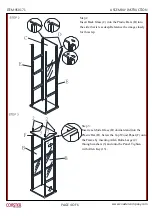 Preview for 4 page of Coaster 950171 Assembly Instruction Manual