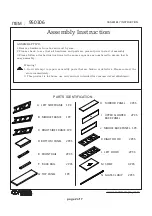 Preview for 2 page of Coaster 950306 Aassembly Instructions