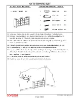 Предварительный просмотр 2 страницы Coaster 950365 Assembly Instructions