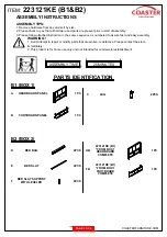 Preview for 2 page of Coaster Alderwood 223121KE Assembly Instructions Manual