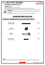 Preview for 3 page of Coaster Alderwood 223121KE Assembly Instructions Manual