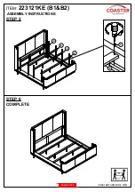 Preview for 6 page of Coaster Alderwood 223121KE Assembly Instructions Manual