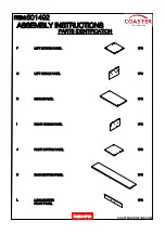 Preview for 3 page of Coaster Angelica 801492 Assembly Instructions Manual