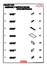 Preview for 4 page of Coaster Angelica 801492 Assembly Instructions Manual