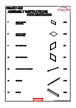 Preview for 5 page of Coaster Angelica 801492 Assembly Instructions Manual