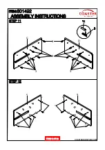 Preview for 12 page of Coaster Angelica 801492 Assembly Instructions Manual