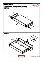 Preview for 16 page of Coaster Angelica 801492 Assembly Instructions Manual