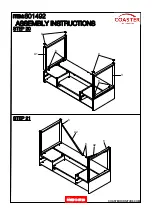 Preview for 18 page of Coaster Angelica 801492 Assembly Instructions Manual