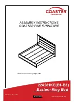 Coaster Azalia 224281KE Assembly Instructions Manual preview