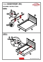 Preview for 6 page of Coaster Azalia 224281KE Assembly Instructions Manual