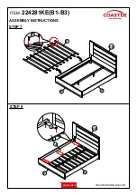 Preview for 7 page of Coaster Azalia 224281KE Assembly Instructions Manual