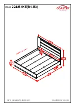 Preview for 9 page of Coaster Azalia 224281KE Assembly Instructions Manual