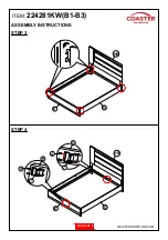 Preview for 5 page of Coaster Azalia 224281KW Assembly Instructions Manual