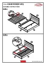 Preview for 7 page of Coaster Azalia 224281KW Assembly Instructions Manual