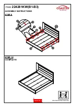 Preview for 8 page of Coaster Azalia 224281KW Assembly Instructions Manual