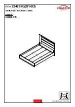 Предварительный просмотр 8 страницы Coaster Azalia 224281Q Assembly Instructions Manual