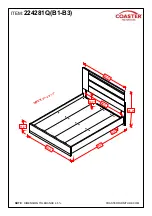 Предварительный просмотр 9 страницы Coaster Azalia 224281Q Assembly Instructions Manual