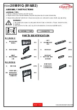 Preview for 2 page of Coaster Barzini 205891Q B1 Assembly Instructions