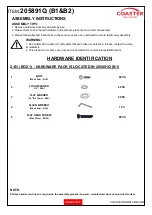 Preview for 3 page of Coaster Barzini 205891Q B1 Assembly Instructions