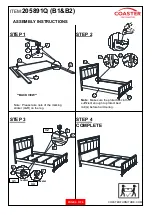 Preview for 4 page of Coaster Barzini 205891Q B1 Assembly Instructions