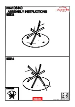 Preview for 4 page of Coaster BECKHAM 106440 Assembly Instructions