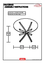 Preview for 5 page of Coaster BECKHAM 106440 Assembly Instructions