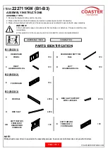 Preview for 2 page of Coaster Bennington 222711KW Assembly Instructions Manual