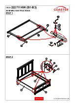 Preview for 4 page of Coaster Bennington 222711KW Assembly Instructions Manual