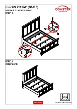 Preview for 5 page of Coaster Bennington 222711KW Assembly Instructions Manual