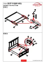 Preview for 4 page of Coaster Bennington 222711Q Assembly Instructions Manual