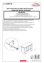 Preview for 4 page of Coaster Bennington 222712 Assembly Instructions