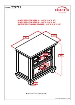 Preview for 5 page of Coaster Bennington 222712 Assembly Instructions