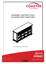 Coaster Bennington 222713 Assembly Instructions preview