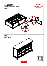 Preview for 3 page of Coaster Bennington 222713 Assembly Instructions