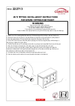 Preview for 4 page of Coaster Bennington 222713 Assembly Instructions