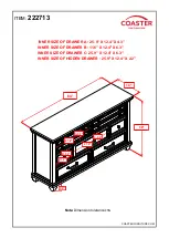 Preview for 5 page of Coaster Bennington 222713 Assembly Instructions