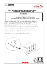 Preview for 4 page of Coaster Bennington 222715 Assembly Instructions