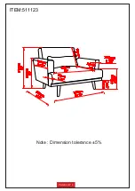 Предварительный просмотр 4 страницы Coaster Blake 511123 Assembly Instructions