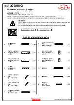 Preview for 2 page of Coaster Brantford 207051Q Assembly Instructions Manual