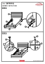 Preview for 6 page of Coaster Brantford 207051Q Assembly Instructions Manual