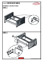 Preview for 5 page of Coaster Brodie 300554 Assembly Instructions Manual