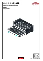 Preview for 8 page of Coaster Brodie 300554 Assembly Instructions Manual