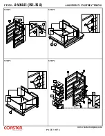 Preview for 3 page of Coaster BUNKBED Assembly Instructions Manual