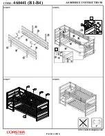 Preview for 4 page of Coaster BUNKBED Assembly Instructions Manual